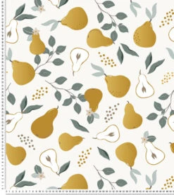 Papier Peint Louise Lilipinso (400 X 248cm) -Lilipinso Déco Soldes Boutique louise papier peint enfant motif poires 4