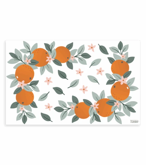 Planches De Stickers Louise Lilipinso -Lilipinso Déco Soldes Boutique louise stickers muraux oranges et feuillages