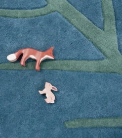 Tapis Feuilles Lilipinso 150x90cm -Lilipinso Déco Soldes Boutique m fox tapis enfant feuille de chene verte 2