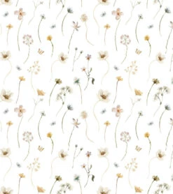 Papier Peint Mademoiselle Lilipinso (50cm X 10m) -Lilipinso Déco Soldes Boutique mademoiselle papier peint enfant motif fleurs de mai
