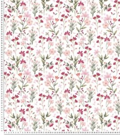 Papier Peint Magenta Lilipinso (50cm X 10m) -Lilipinso Déco Soldes Boutique magenta papier peint enfant motif jardin d ete 2 1