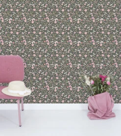 Papier Peint Magenta Lilipinso (50cm X 10m) -Lilipinso Déco Soldes Boutique magenta papier peint enfant motif jardin d ete 4