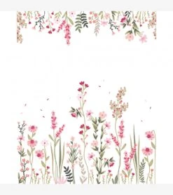 Papier Peint Magenta Champs De Fleurs Lilipinso (200 X 248 CM) -Lilipinso Déco Soldes Boutique magenta papier peint panoramique champs de fleurs rose droite 1