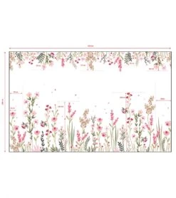 Papier Peint Magenta Lilipinso (400 X 248 CM) -Lilipinso Déco Soldes Boutique magenta papier peint panoramique un champ de fleur 3 1