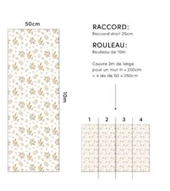 Papier Peint Norwood Motif Feuillages Lilipinso (50cm X 10m) -Lilipinso Déco Soldes Boutique norwood papier peint enfant motif feuillage 7 1