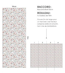 Papier Peint Ocean Field Lilipinso (50cm X 10m) 13 Papier Peint Ocean Field Lilipinso (50cm X 10m) -Lilipinso Déco Soldes Boutique ocean field papier peint enfant motif fleurs de l ocean 4 1