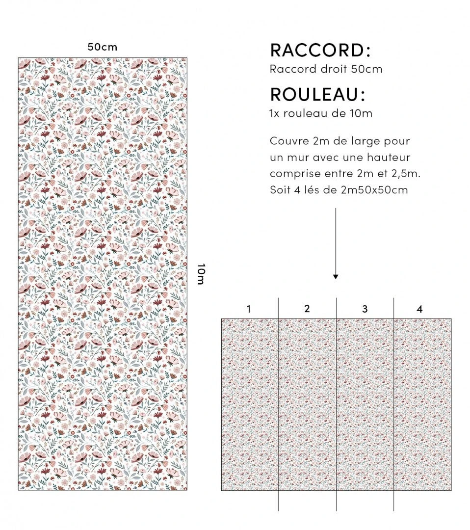 Papier Peint Ocean Field Lilipinso (50cm X 10m) 4 Papier Peint Ocean Field Lilipinso (50cm X 10m) – Image 4