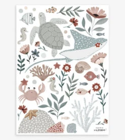 Planche De Stickers Ocean Field Lilipinso
