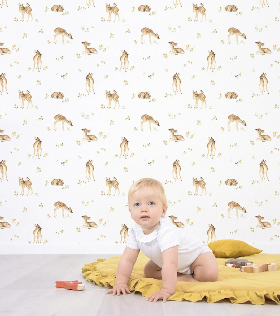 Papier Peint Oh Deer Lilipinso (50cm X 10m) 3 Papier Peint Oh Deer Lilipinso (50cm X 10m) – Image 3