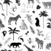 Papier Peint Animals Mix (50 Cm X 10 M)