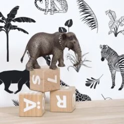 Papier Peint Animals Mix (50 Cm X 10 M) -Lilipinso Déco Soldes Boutique papier peint animals mix 50 cm x 10 m 4