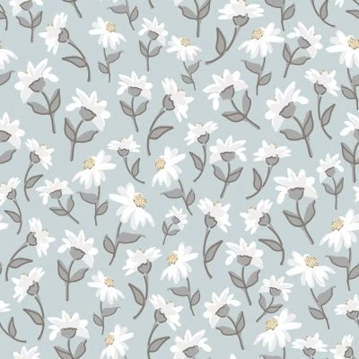 Papier Peint Dancing Daisies Bleu (50 Cm X 10 M) 1 Papier Peint Dancing Daisies Bleu (50 Cm X 10 M)