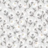 Papier Peint Dancing Daisies Gris