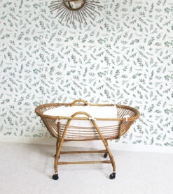 Papier Peint Eucalyptus En Papier Vert Clair 50cm X 10m