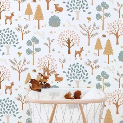 Papier Peint Faon Forest Living (50 Cm X 10 M) 2 Papier Peint Faon Forest Living (50 Cm X 10 M) – Image 2