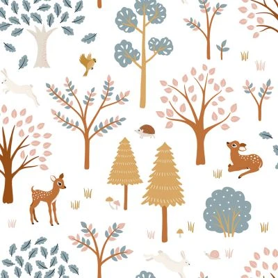 Papier Peint Faon Forest Living (50 Cm X 10 M) 1 Papier Peint Faon Forest Living (50 Cm X 10 M)