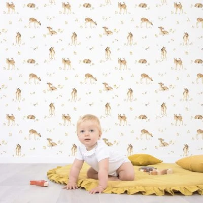 Papier Peint Faons Oh Deer ! 2 Papier Peint Faons Oh Deer ! – Image 2