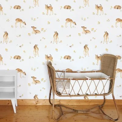 Papier Peint Faons Oh Deer ! 3 Papier Peint Faons Oh Deer ! – Image 3