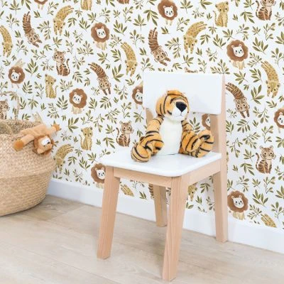 Papier Peint Félins Jungle Trio (50 Cm X 10 M) 2 Papier Peint Félins Jungle Trio (50 Cm X 10 M) – Image 2
