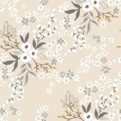 Papier Peint Floral Constellation Wheat (50 Cm X 10 M)