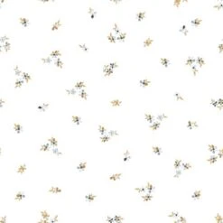 Papier Peint Floral Whisper Neige (50 Cm X 10 M)