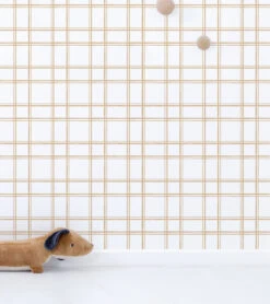 Papier Peint Graph Paper Blanc