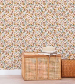 Papier Peint Inflorescence Rose