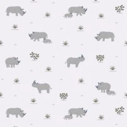 Papier Peint Intissé Les Rhinocéros Tanzania (10 M)