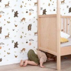Papier Peint Little Forest Friends (50 Cm X 10 M) 7 Papier Peint Little Forest Friends (50 Cm X 10 M) -Lilipinso Déco Soldes Boutique papier peint little forest friends 50 cm x 10 m 3
