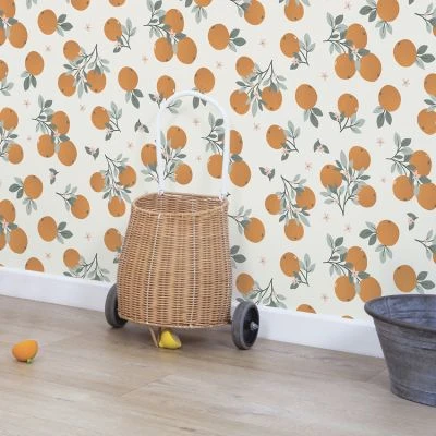 Papier Peint Mandarines Tangerine (50 Cm X 10 M) 2 Papier Peint Mandarines Tangerine (50 Cm X 10 M) – Image 2