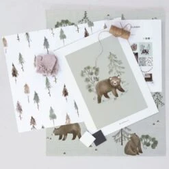 Papier Peint Mountain & Bears (50 Cm X 10 M) -Lilipinso Déco Soldes Boutique papier peint mountain bears 50 cm x 10 m 5