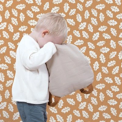 Papier Peint Oak Leaves Camel (50 Cm X 10 M) 2 Papier Peint Oak Leaves Camel (50 Cm X 10 M) – Image 2