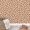 Papier Peint Oak Leaves Taupe
