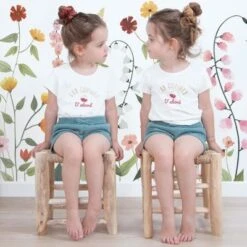 Papier Peint Panoramique Fleurs Queyran (200 X 248 Cm) -Lilipinso Déco Soldes Boutique papier peint panoramique fleurs queyran 200 x 248 cm 4