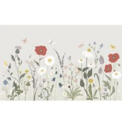 Papier Peint Panoramique Fleurs Wildflowers (400 X 248 Cm)