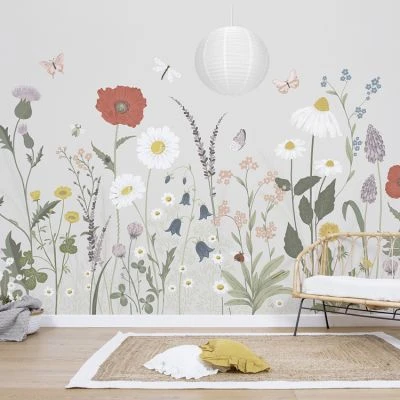 Papier Peint Panoramique Fleurs Wildflowers (400 X 248 Cm) 3 Papier Peint Panoramique Fleurs Wildflowers (400 X 248 Cm) – Image 3