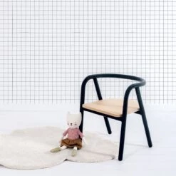 Papier Peint Quadrillage En Papier Blanc 50cm X 10m