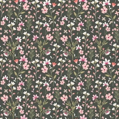 Papier Peint Spring Garden Foncé (50 Cm X 10 M) 1 Papier Peint Spring Garden Foncé (50 Cm X 10 M)