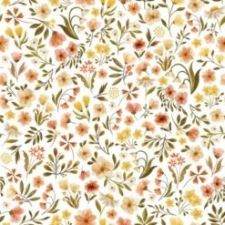 Papier Peint Vintage Flowers (50 Cm X 10 M)