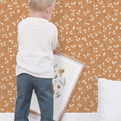 Papier Peint Wild Berries Camel (50 Cm X 10 M) 2 Papier Peint Wild Berries Camel (50 Cm X 10 M) – Image 2