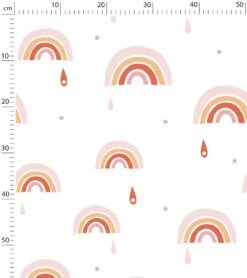 Papier Peint Paradisio Lilipinso (50cm X 10m) -Lilipinso Déco Soldes Boutique paradisio papier peint enfant motif arc en ciel 4