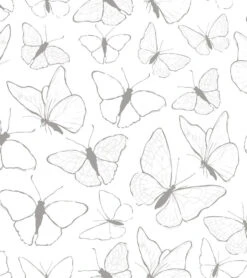 Papier Peint Picnic Day Motif Papillons Lilipinso (50cm X 10m)