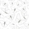 Papier Peint Picnic Day Motif Papillons Lilipinso (50cm X 10m)