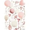 Planche De Stickers A3 Cerfs-volants Et Ballons Roses