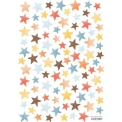 Planche De Stickers A3 Colorful Stars