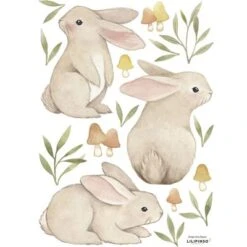 Planche De Stickers A3 Les Lièvres