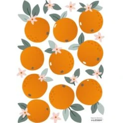 Planche De Stickers A3 Oranges