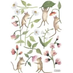 Planche De Stickers A3 Souris Queyran