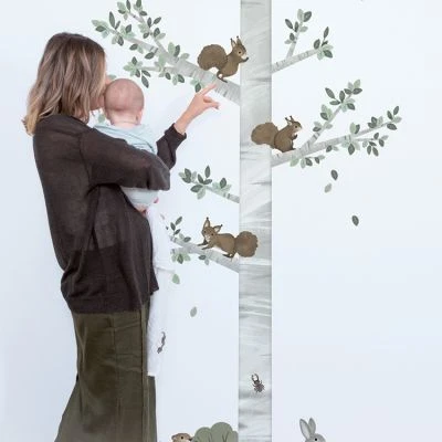 Planche De Stickers L Ecureuils (64 X 90 Cm) 2 Planche De Stickers L Ecureuils (64 X 90 Cm) – Image 2