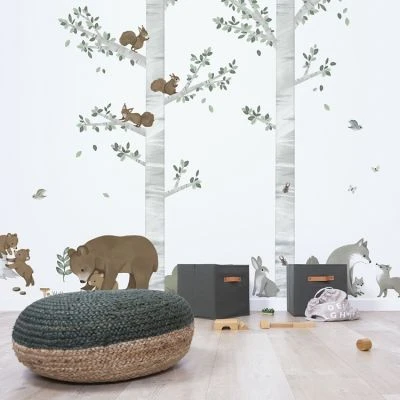 Planche De Stickers L Famille Loup (64 X 90 Cm) 3 Planche De Stickers L Famille Loup (64 X 90 Cm) – Image 3